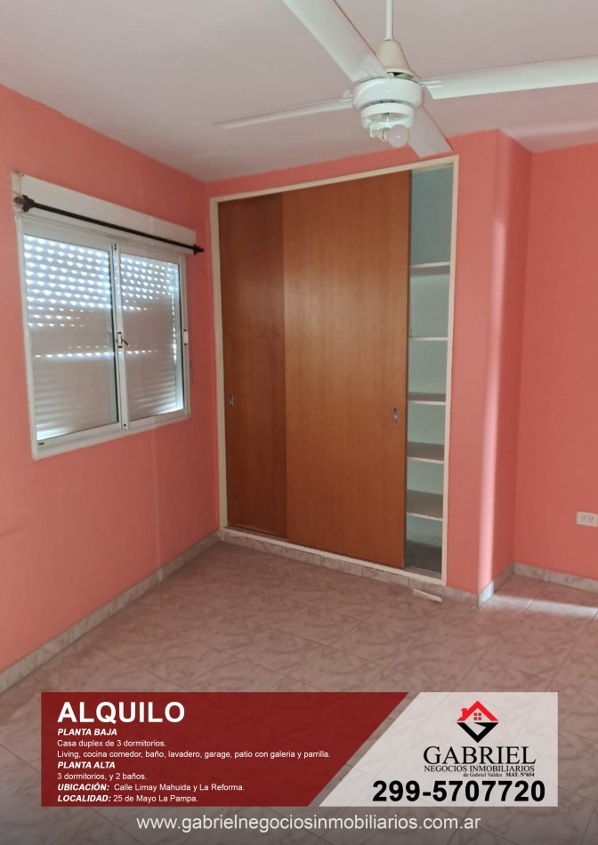 Duplex de 3 dormitorio - Alquiler
