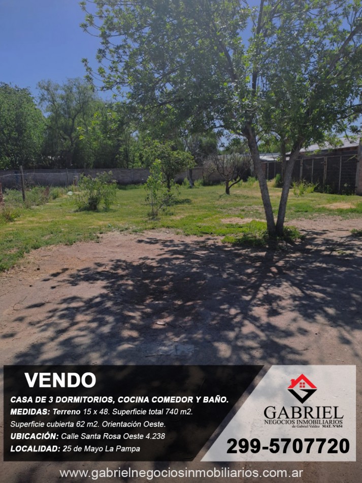 Se vende casa de 3 Dormitorios