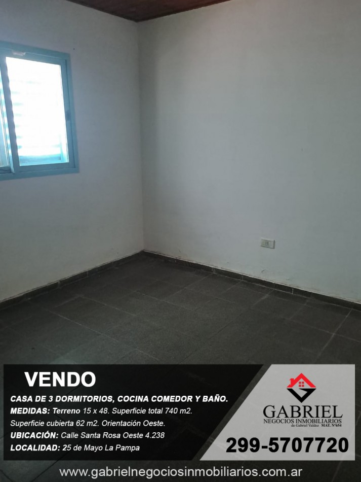 Se vende casa de 3 Dormitorios
