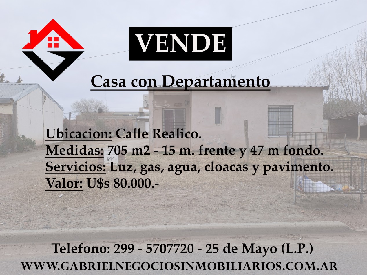 Casa en calle Realico