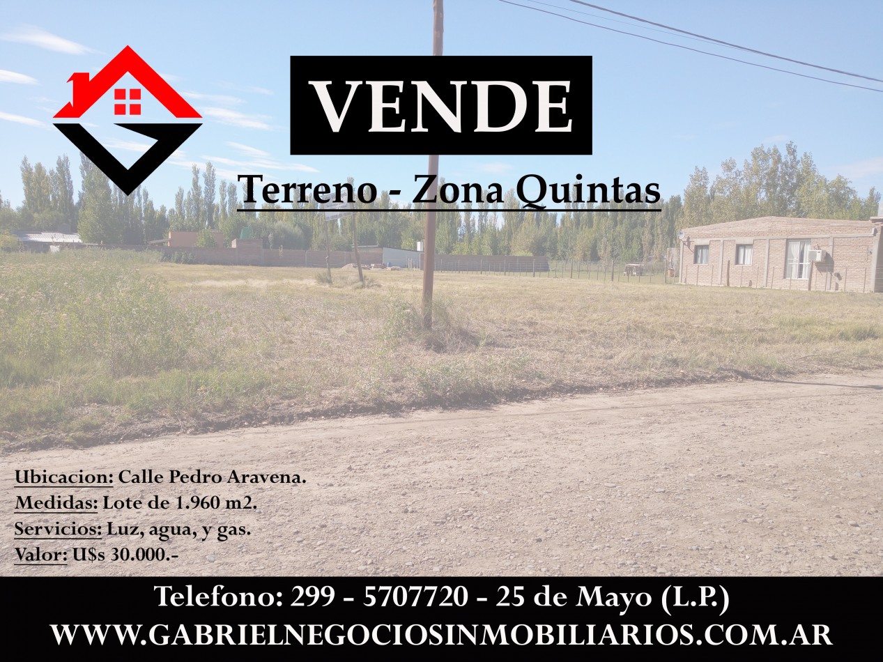 Terreno en calle Pedro Aravena