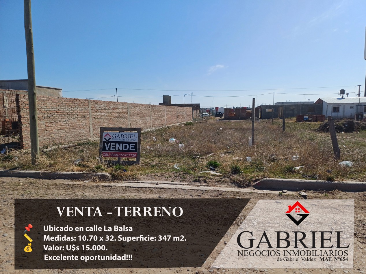 Terreno en venta