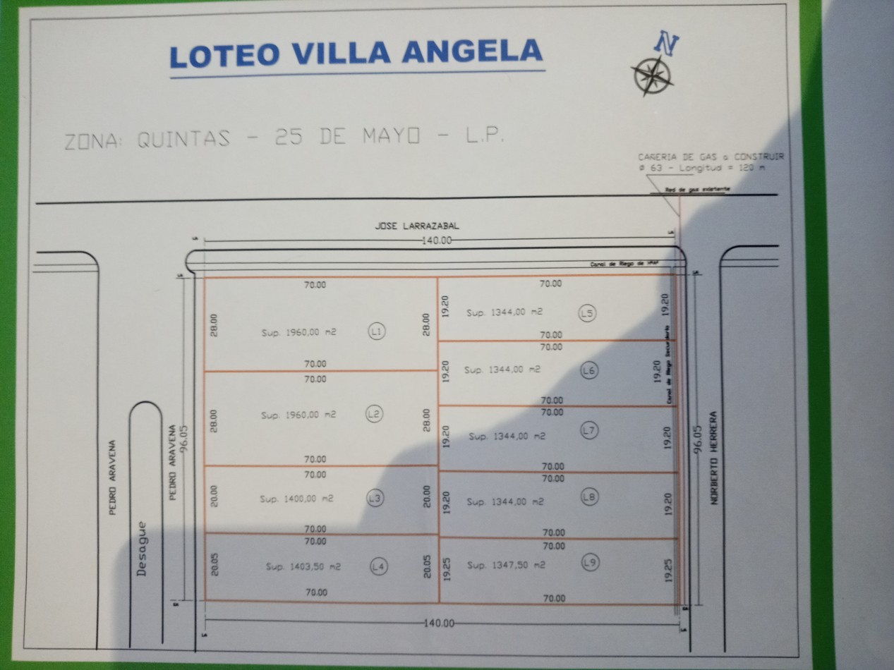 Terreno en venta - Calle Norberto Herrera