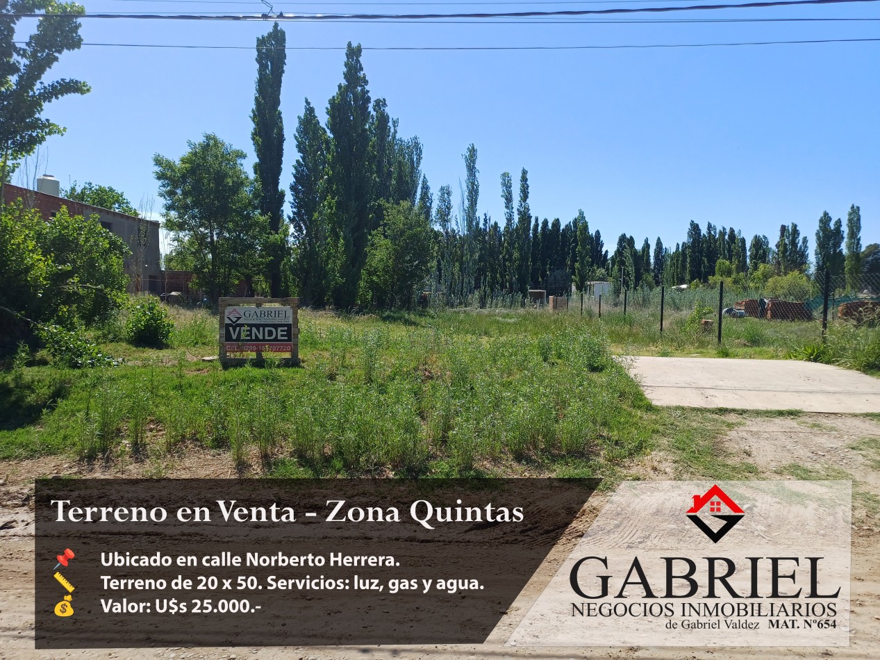 Terreno en Venta sobre Norberto Herrera