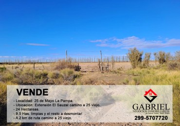 Se VENDE CHACRA de 24 has