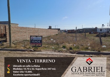 Terreno en venta