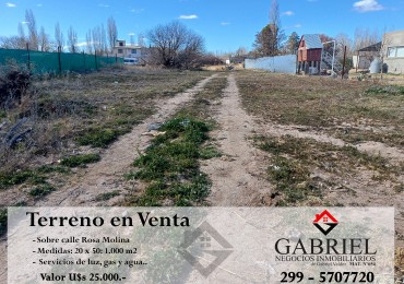 Terreno en Venta - Calle Rosa Molina